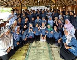 Tata Laksana Jatiayu Hadiri Syawalan dan Perpisahan Ketua Paguyuban di Pulutan